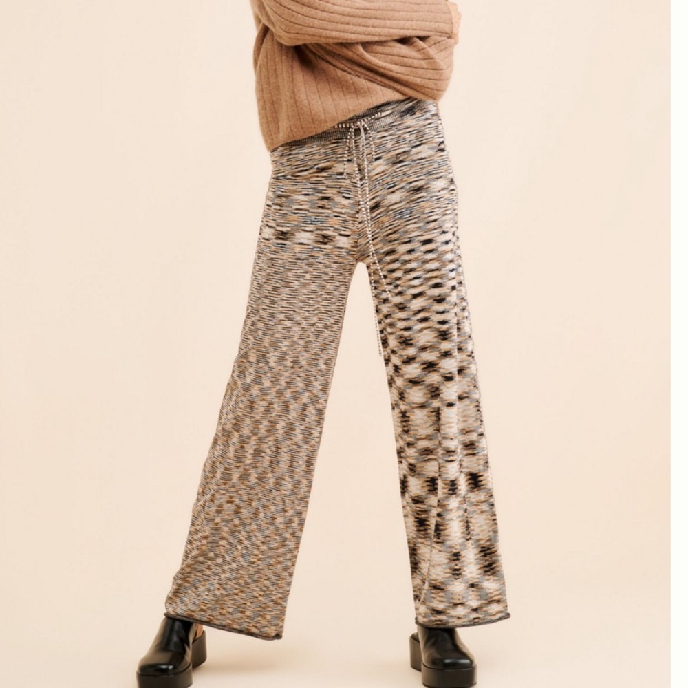 Little Lies Kia Knitted Pants - EUC Nuuly from Anthropologie Sz M (Runs Small)